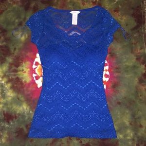 Lace Candies Top (with thin built in cups!)